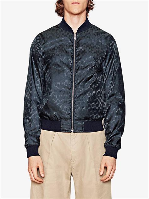 gucci men's reversible jacket|gucci technical jackets for men.